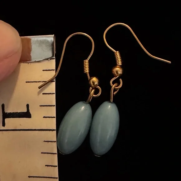 Elegant Aqua Beaded Necklace/Earring Set - Picture 6 of 6